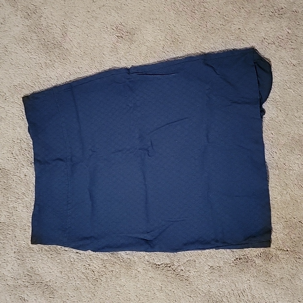 Margaret M Womens Navy Pencil Skirt Medium